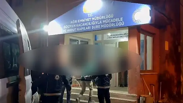 Ağrı'da Düzensiz Göçmen Operasyonu: 16 Göçmen ve 1 Organizötör Yakalandı