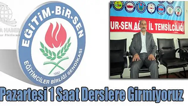 Öğretmene Yönelik Artan Şiddet Olaylarını Kınıyor, Pazartesi 1 Saat Derslere Girmiyoruz.
