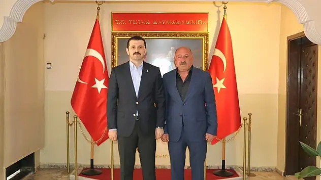 Kaymakam Ahmet Coşkun'dan Ağrı'da Haber'e ziyaret teşekkürü
