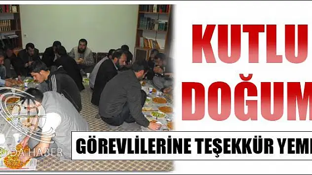 KUTLU DOĞUM GÖREVLİLERİNE TEŞEKKÜR YEMEĞİ