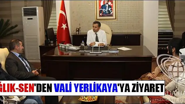 SAĞLIK-SEN DEN VALİ YERLİKAYA YA ZİYARET