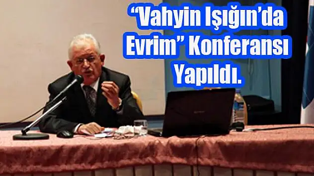 ÖĞRENCİSİNİN REKTÖR OLDUĞU ÜNİVERSİTEDE KONFERANS VERDİ