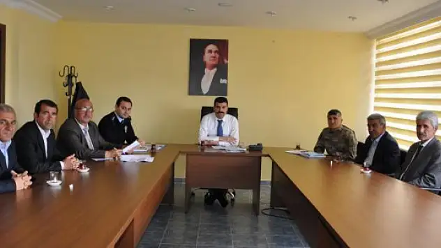 Arguvan'da seçim güvenliği toplantısı düzenlendi