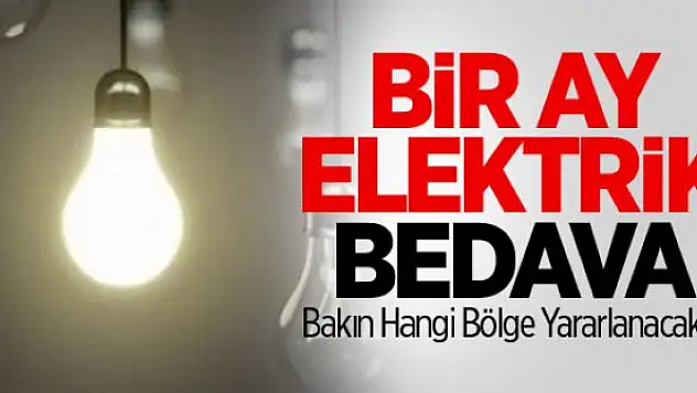 Bir Ay Ücretsiz Elektrik Müjdesi