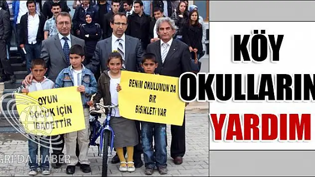 AĞRI İBRAHİM ÇEÇEN ÜNİVERSİTESİ NDEN KÖY OKULLARINA OYUNCAK