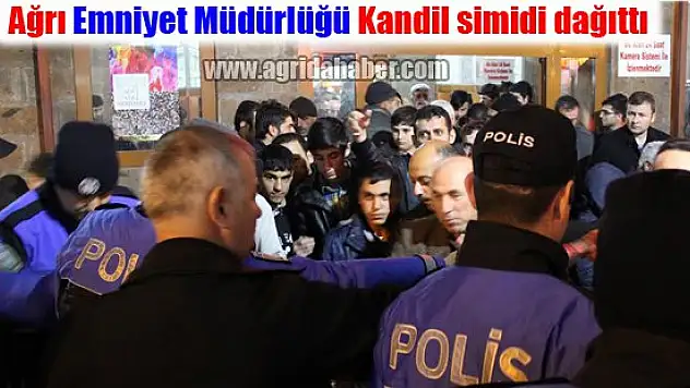 Ağrı Emniyet Müdürlüğü kandil simidi dağıttı