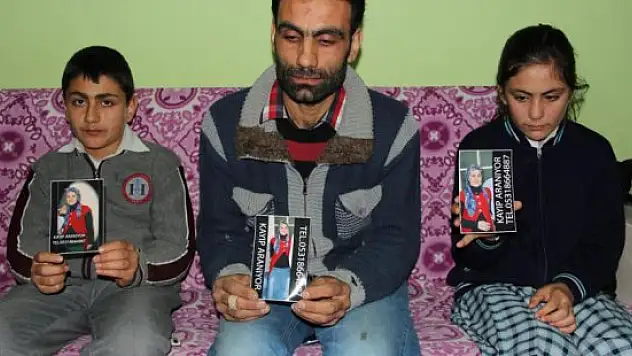 Üç çocuğuyla eşinin yolunu gözlüyor