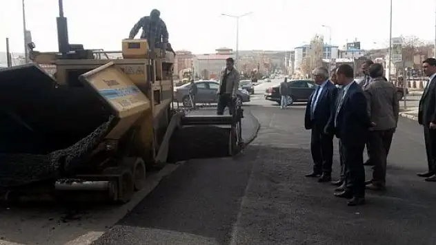 Kars Belediyesi asfalt sezonunu açtı