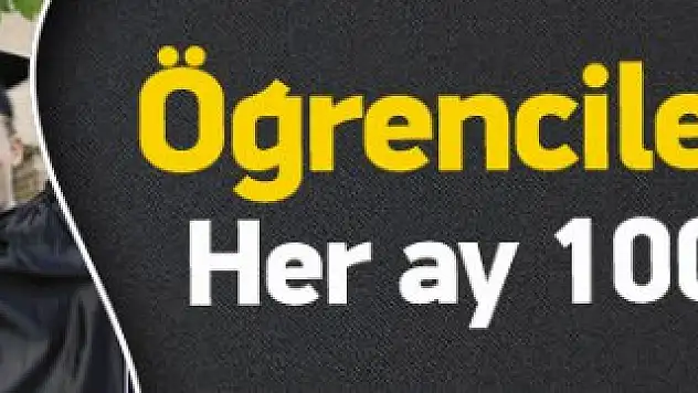 SONDAKİKA ! Öğrencilere Her ay 1000 lira Müjdesi