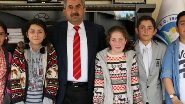 Başkan Çakır, öğrencileri kabul etti