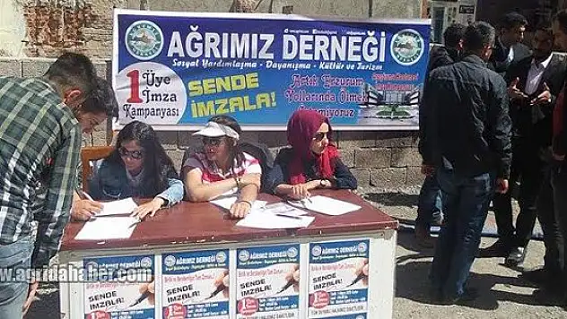 Ağrı'da Araştırma Hastanesi İçin İmza Kampanyası
