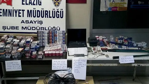 Elazığ'da hırsızlık zanlıları yakalandı