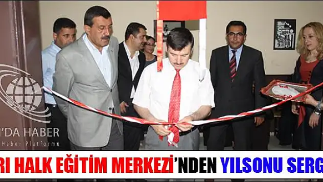 AĞRI HALK EĞİTİM MERKEZİ NDEN YILSONU SERGİSİ