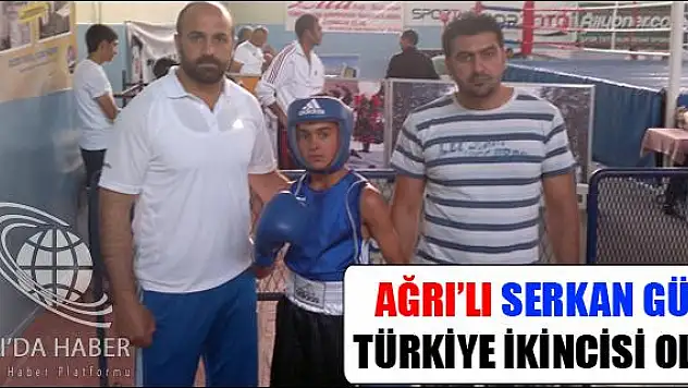 AĞRI LI SERKAN GÜN TÜRKİYE İKİNCİSİ OLDU