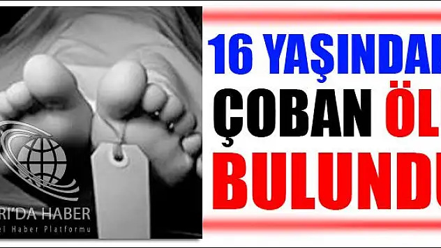 16 YAŞINDAKİ ÇOBAN ÖLÜ BULUNDU
