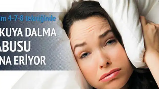 90 saniyede uykuya dalmak için 4-7-8 tekniği
