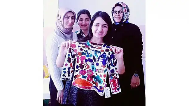 Bingöl'de 'Tişört Boyama' Projesi