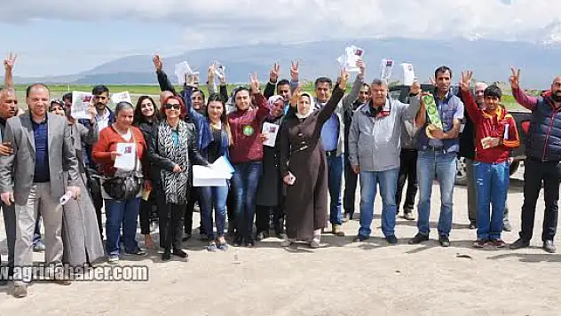 Hdp Ağrı Milletvekili Adayları Seçim Çalışmalarına Devam Ediyor