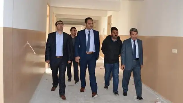 Bingöl Milli Eğitim Müdürü Sarı, okul inşaatlarını inceledi