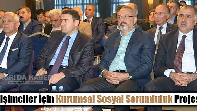 'Girişimciler İçin Kurumsal Sosyal Sorumluluk Projesi'