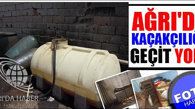 AĞRIDA KAÇAKÇILIĞA GEÇİT YOK!