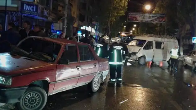 Malatya'da trafik kazası:1 yaralı