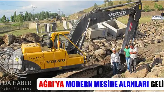 AĞRIYA MODERN MESİRE ALANLARI GELİYOR
