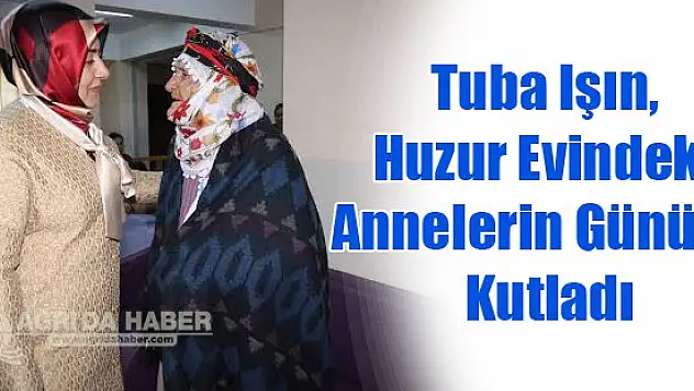 Tuba Işın, huzur evindeki annelerin gününü kutladı