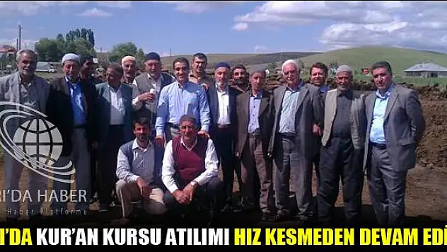AĞRI DA KUR AN KURSU ATILIMI HIZ KESMEDEN DEVAM EDİYOR