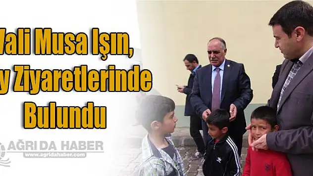 Vali Işın, Köy Ziyaretlerinde Bulundu