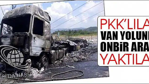 PKK LILAR VAN YOLUNDA 11 ARACI YAKTILAR