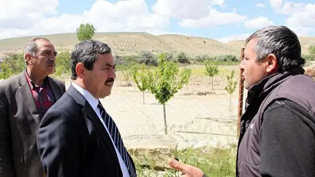 Darende'de sağanak yağış sele neden oldu