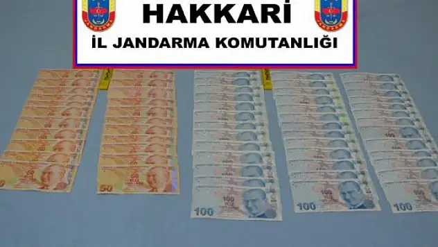 Hakkari'de sahte para operasyonu