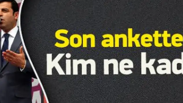 <span class'blink'>Son seçim anketinde çarpıcı sonuç</span>