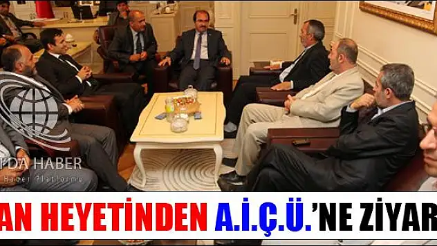 İRAN HEYETİNDEN AĞRI İBRAHİM ÇEÇEN ÜNİVERSİTESİNE ZİYARET