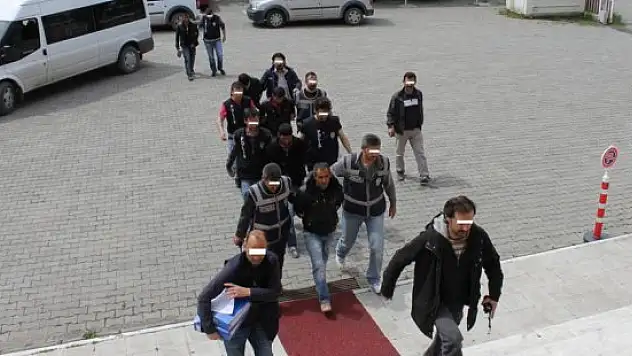 Iğdır'da hırsızlık operasyonu 10 kişi tutuklandı