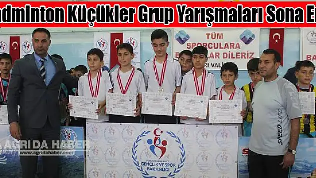 Badminton Küçükler Grup Yarışmaları Sona Erdi