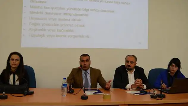 Malatya'da iş güvenliği eğitimi