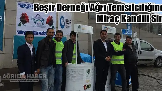 Beşir Derneği Ağrı Temsilciliğinden Miraç Kandili Simiti