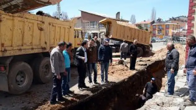 Sarıkamış Belediyesi altyapı çalışmalarına başladı