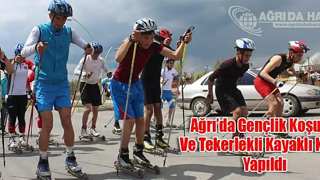 Ağrı'da Gençlik Koşusu Ve Tekerlekli Kayaklı Koşu Yapıldı