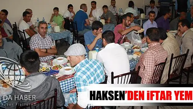 HAKSENDEN İFTAR YEMEĞİ