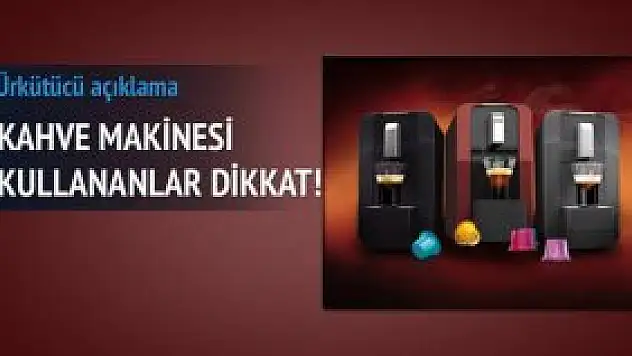 Kahve makinesi alarmı