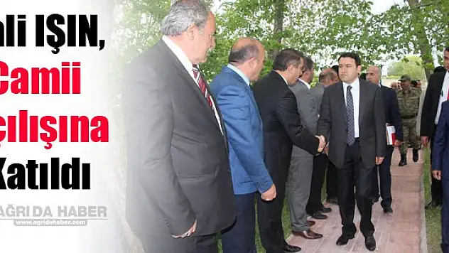 Vali Işın, Camii açılışına katıldı