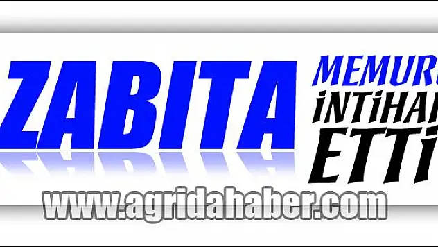 ZABITA MEMURU İNTİHAR ETTİ