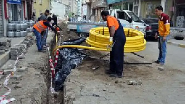 Muş'ta doğal gaz altyapı çalışmaları devam ediyor