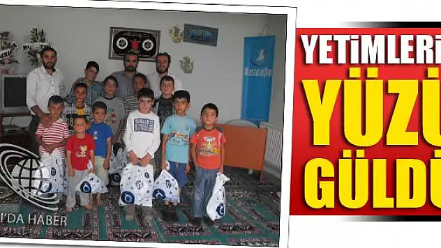 YETİMLERİN YÜZÜ GÜLDÜ