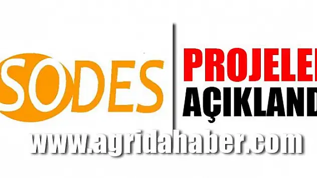 SODES PROJELERİ AÇIKLANDI