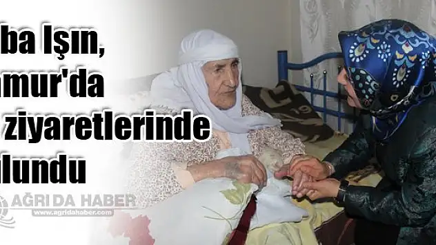 Tuba Işın, Hamur'da ev ziyaretlerinde bulundu