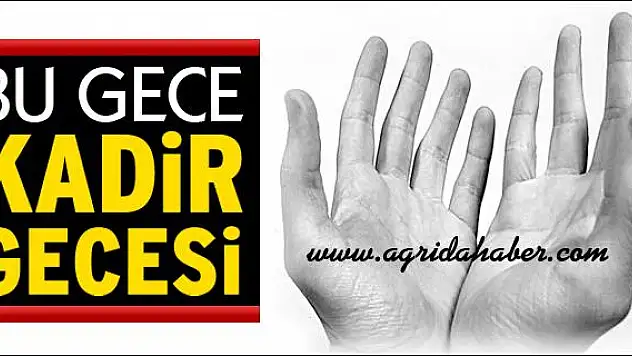 BU GECE MÜBAREK KADİR GECESİ